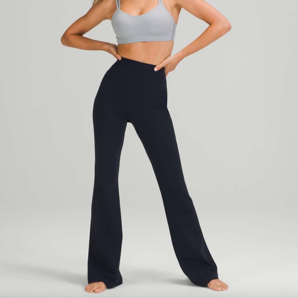 lululemon athletica Black Boot-Cut Flare Pants
